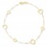 Heart Station Bracelet 14K Yellow Gold