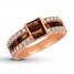 Le Vian Chocolate Quartz Ring 1/2 ct tw Nude Diamonds 14K Gold