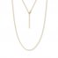 16" Adjustable Rope Chain 14K Yellow Gold Appx. 1.55mm