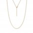 16" Adjustable Rope Chain 14K Yellow Gold Appx. 1.55mm