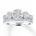 Diamond Bridal Set 1-3/8 ct tw Round-cut 14K White Gold