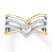 Diamond Ring 1/6 ct tw Round-cut Sterling Silver/10K Gold