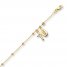 Religious Anklet 14K Yellow Gold