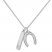 Horseshoe Necklace 1/15 ct tw Diamonds Sterling Silver