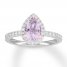 Neil Lane Quartz Engagement Ring 1/2 ct tw Diamonds 14K Gold