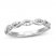 Diamond Wedding Band 1/8 ct tw Round-cut 14K White Gold