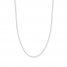 24" Singapore Chain 14K White Gold Appx. 1.5mm