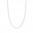 24" Singapore Chain 14K White Gold Appx. 1.5mm