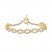 Diamond Bracelet 1/10 ct tw Round-cut 10K Yellow Gold