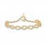 Diamond Bracelet 1/10 ct tw Round-cut 10K Yellow Gold