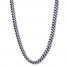 Men's Foxtail Chain Necklace Stainless Steel 24"