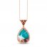 Le Vian Aquaprase Necklace Topaz & Quartz 14K Strawberry Gold