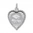 Graduation Heart Charm Sterling Silver