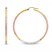 Hoop Earrings 10K Tri-Tone Gold