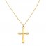 Children's Cross Necklace 14K Yellow Gold 15"