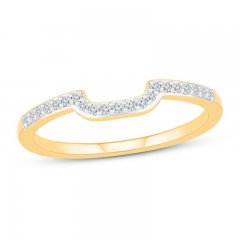 Diamond Wedding Band 1/10 ct tw 10K Yellow Gold