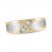 Men's Diamond Wedding Band 1/8 ct tw 10K Yellow Gold