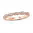 Diamond Wedding Band 1/6 ct tw Round-cut 14K Rose Gold