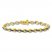 Diamond Infinity Bracelet 1/3 ct tw Sterling Silver/10K Gold