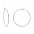 Hoop Earrings 14K White Gold 40mm