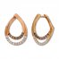 Le Vian Chocolate Diamond Hoop Earrings 5/8 ct tw 14K Gold