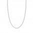 20" Rolo Chain Necklace 14K White Gold Appx. 1.5mm