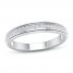 Diamond Wedding Band 1/6 ct tw Round-cut 10K White Gold