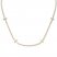 Diamond Cross Choker Necklace 1/10 ct tw 10K Yellow Gold Adj.