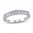 Diamond Anniversary Ring 1/3 ct tw in 14K White Gold