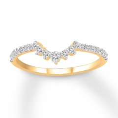 Diamond Wedding Band 1/5 ct tw Round-cut 14K Yellow Gold