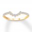 Diamond Wedding Band 1/5 ct tw Round-cut 14K Yellow Gold