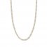 18" Figaro Chain Necklace 14K Two-Tone Gold Appx. 3.2mm
