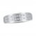 Men's Diamond Wedding Ring 1/10 ct tw 10K White Gold