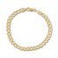 8.5" Curb Chain Bracelet 14K Yellow Gold Appx. 6.7mm