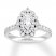 Neil Lane Diamond Engagement Ring 7/8 ct tw 14K White Gold