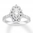 Neil Lane Diamond Engagement Ring 7/8 ct tw 14K White Gold