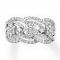 Diamond Anniversary Band 1 ct tw Round-cut 14K White Gold