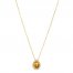 Le Vian Citrine & Diamond Necklace 1/8 ct tw 14K Honey Gold 18"