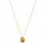 Le Vian Citrine & Diamond Necklace 1/8 ct tw 14K Honey Gold 18"