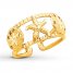 Beach Toe Ring 14K Yellow Gold