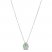 Le Vian Quartz & Diamond Necklace 1/8 ct tw 14K Vanilla Gold 18"