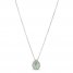 Le Vian Quartz & Diamond Necklace 1/8 ct tw 14K Vanilla Gold 18"