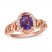 Le Vian Amethyst Ring 1/10 ct tw Diamonds 14K Strawberry Gold