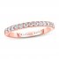 Adrianna Papell Diamond Wedding Band 3/8 ct tw 14K Rose Gold