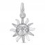 Sun Charm Sterling Silver