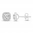 Diamond Earrings 1-1/2 ct tw 10K White Gold