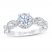 First Light Diamond Engagement Ring 1-1/3 ct tw 14K White Gold