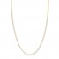 Adjustable 22" Wheat Chain 14K Yellow Gold Appx. 1.02mm