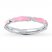 Stackable Ring Pink Enamel Sterling Silver