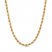 Men's Hollow Rope Chain 5mm 14K Yellow Gold 14K Yellow Gold 22"